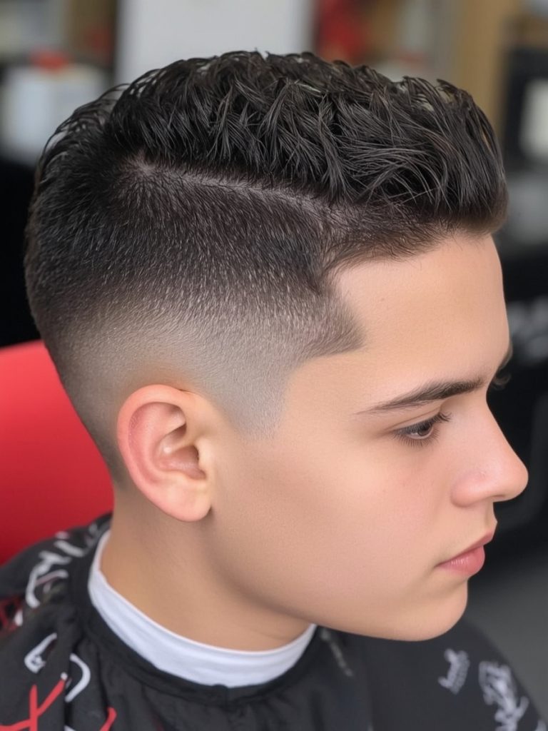 Boys Summer Haircut: The Shaved Sides