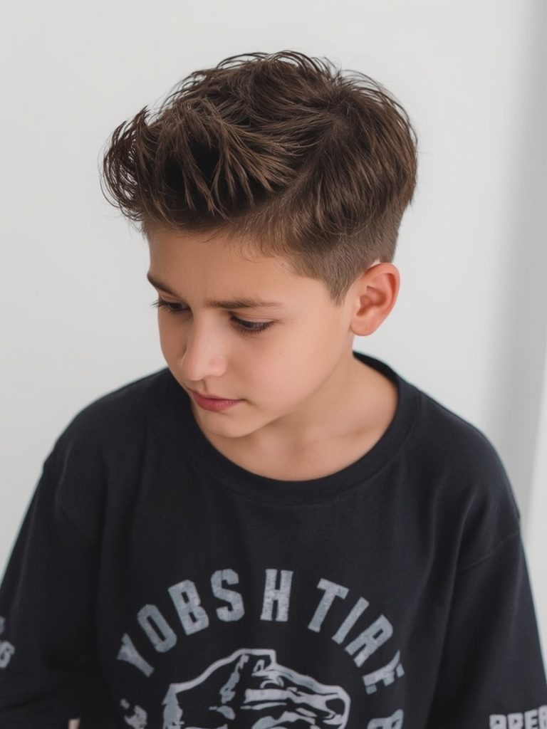 Boys Summer Haircut: The Slicked Back