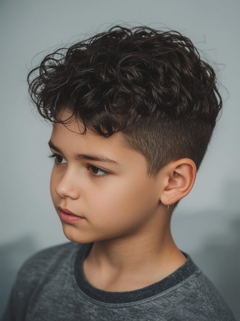 Boys Summer Haircut: The Short Curly Hair