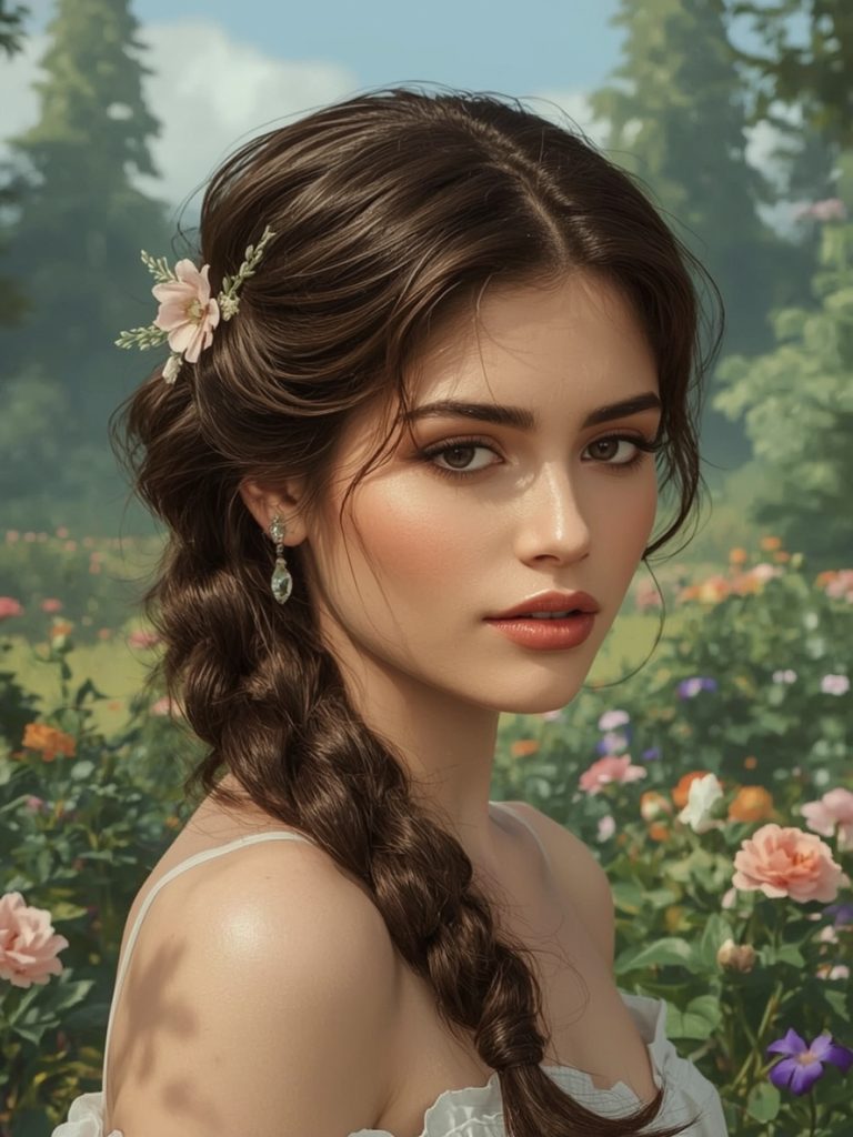 21. Half-Up Space Buns Grad Hairstyles