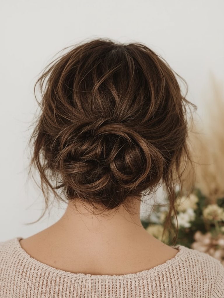 20. Romantic Floral Crown with Loose Waves Grad Hairstyles