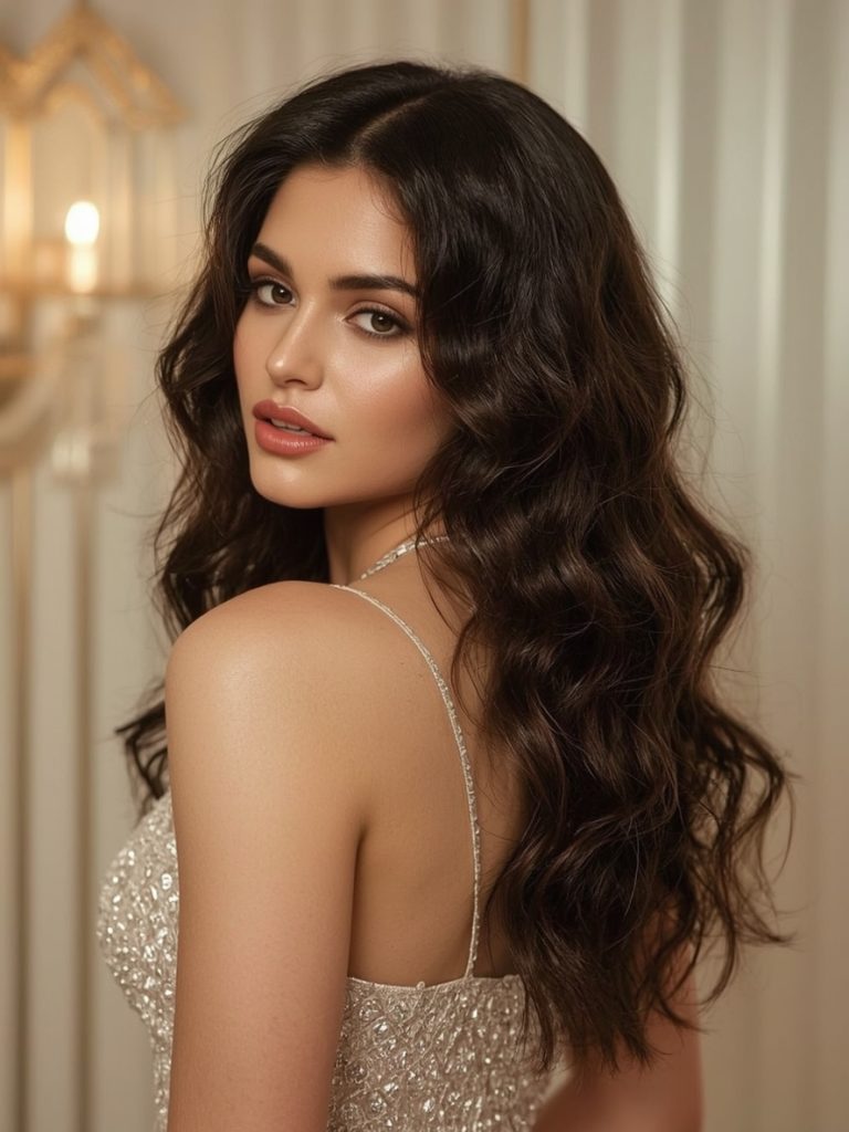 11. Accessorized Low Ponytail Grad Hairstyles