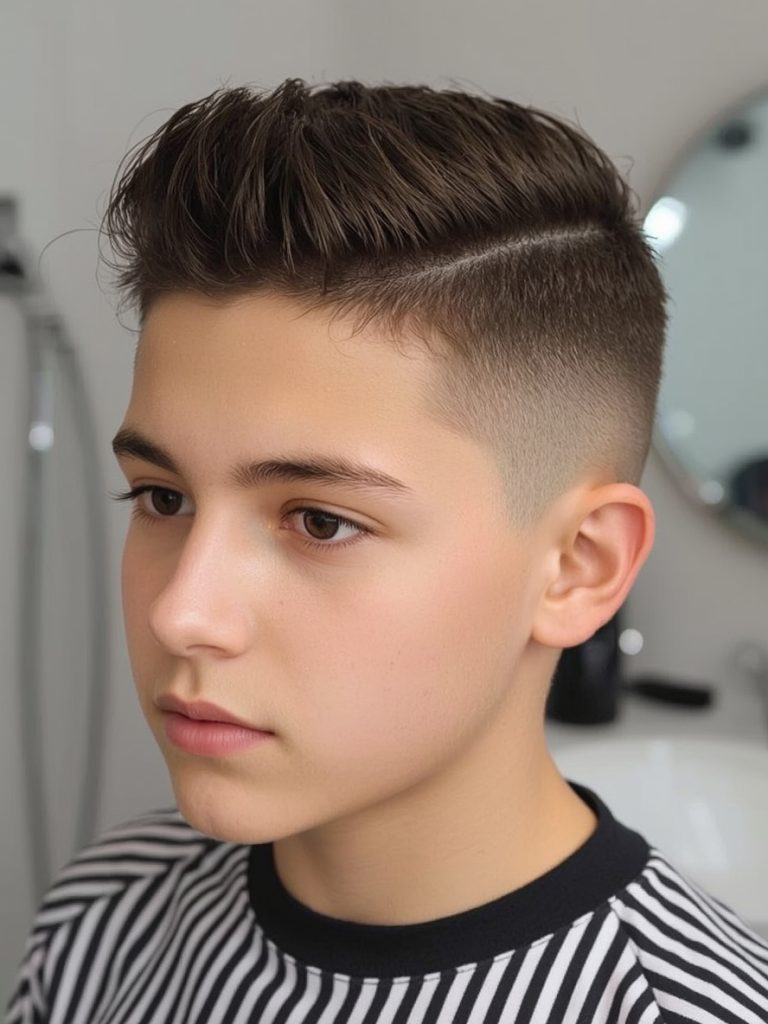 Boys Summer Haircut: The Asymmetrical Cut