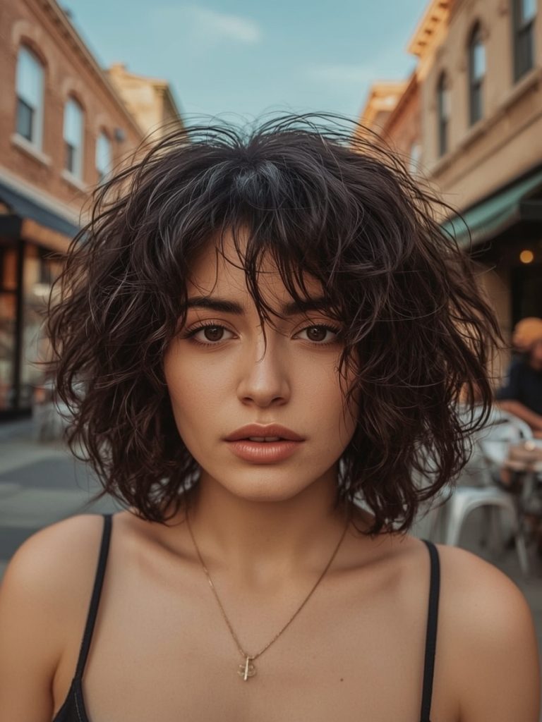 4. Half-Up Half-Down with Curls Grad Hairstyles