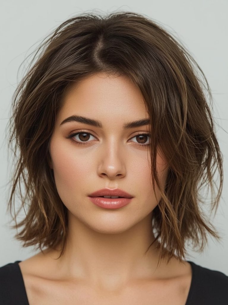 Angled Bob Haircuts with Blunt Ends: Sharp and Modern