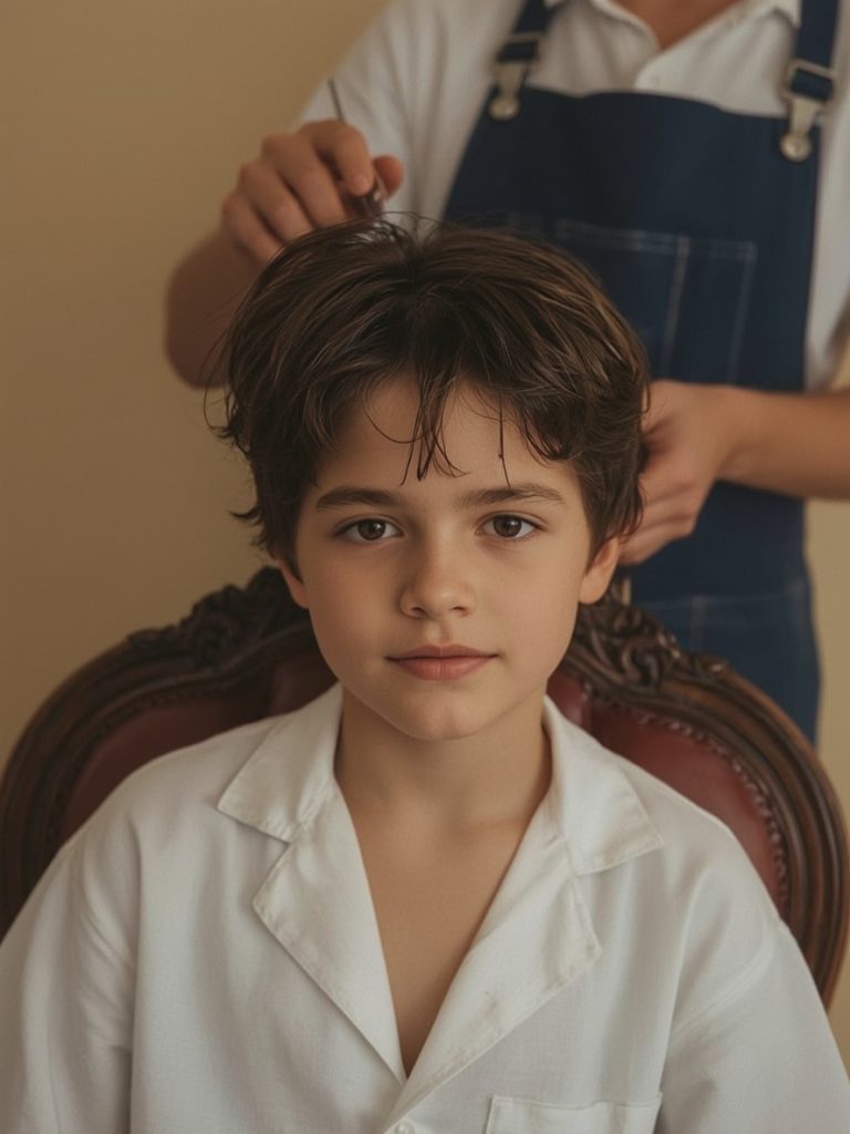 Boys Summer Haircut: The Shag