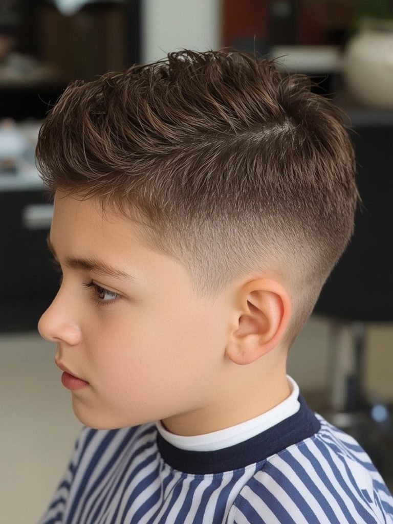 Boys Summer Haircut: The Caesar Cut