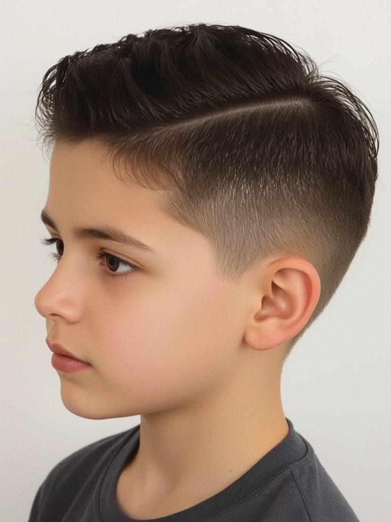 Boys Summer Haircut: The Comb Over