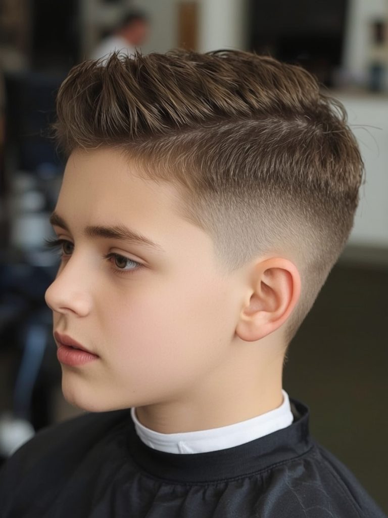 Boys Summer Haircut: The Undercut