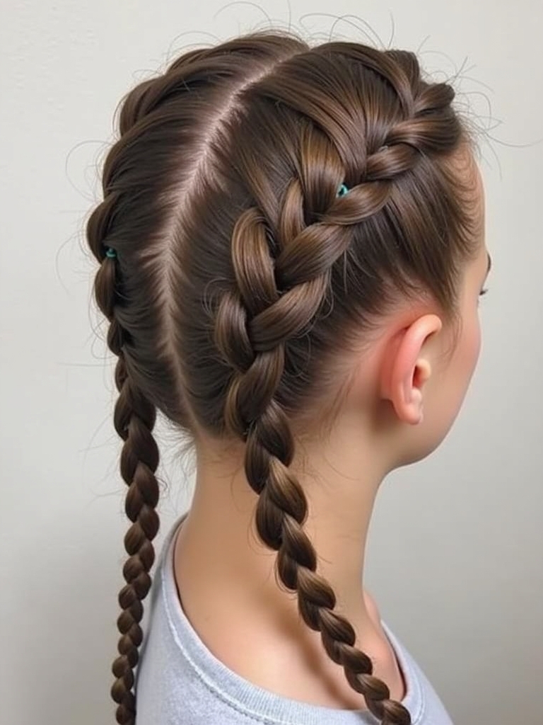 Cute Easy Hairstyles: Low Braided Bun
