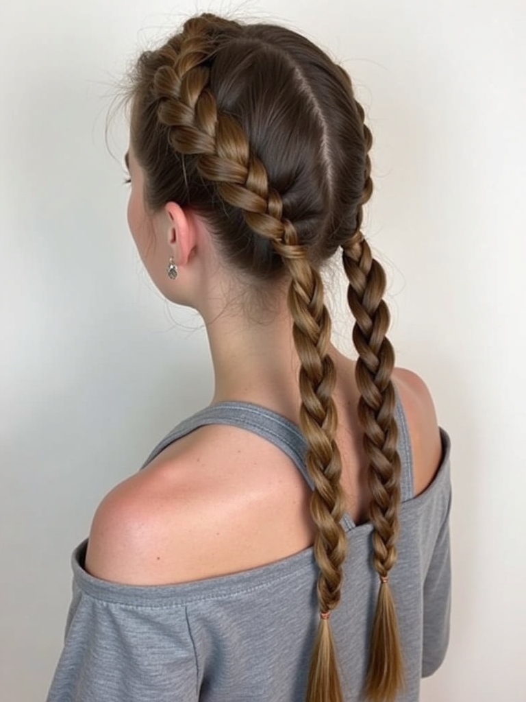 Cute Easy Hairstyles: Half-Up Half-Down Top Knot