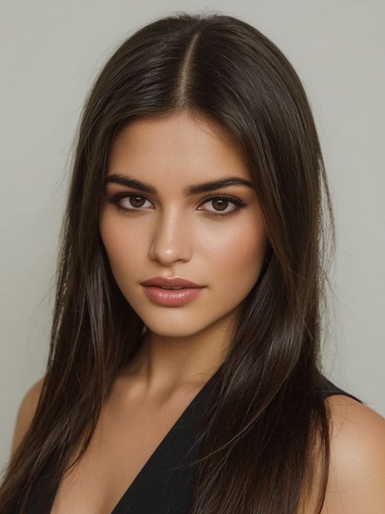 Butterfly Haircut Long Hair For Round Face: Braided Up-Do With Face Framing Pieces