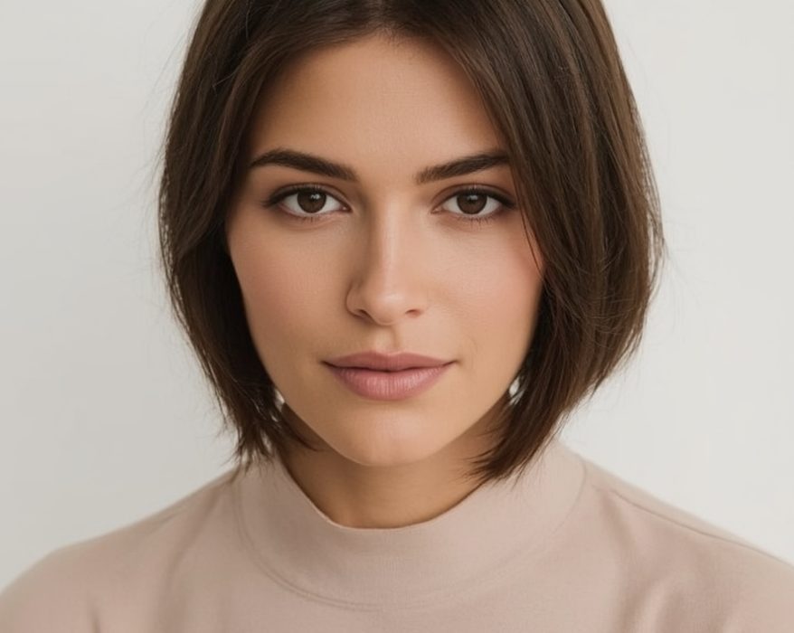 Hairstyle For Thin Fine Hair Over 50: Wispy Ends with a Side Part