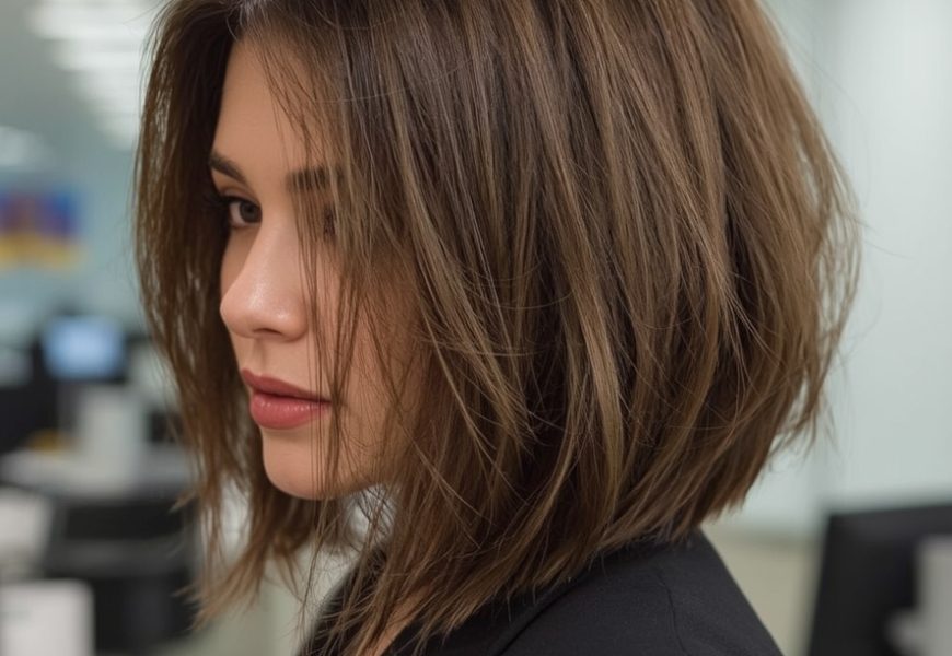 15. A-Line Bob – Shoulder Length for Fine Hair