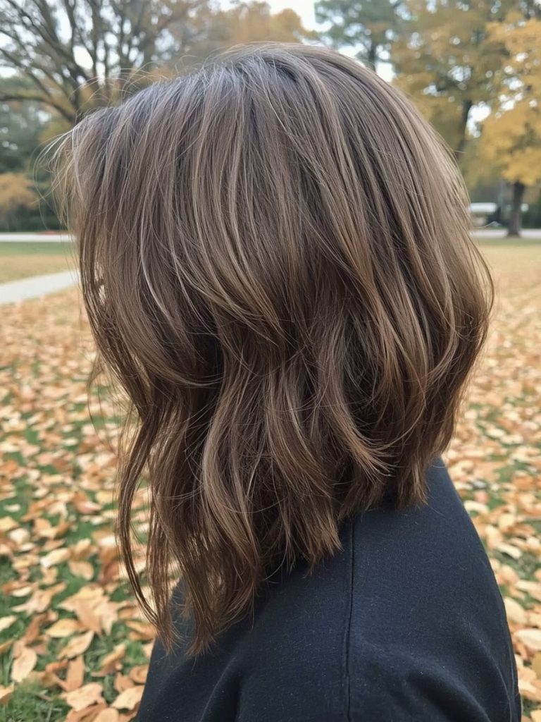14. Choppy Bob – Shoulder Length for Fine Hair