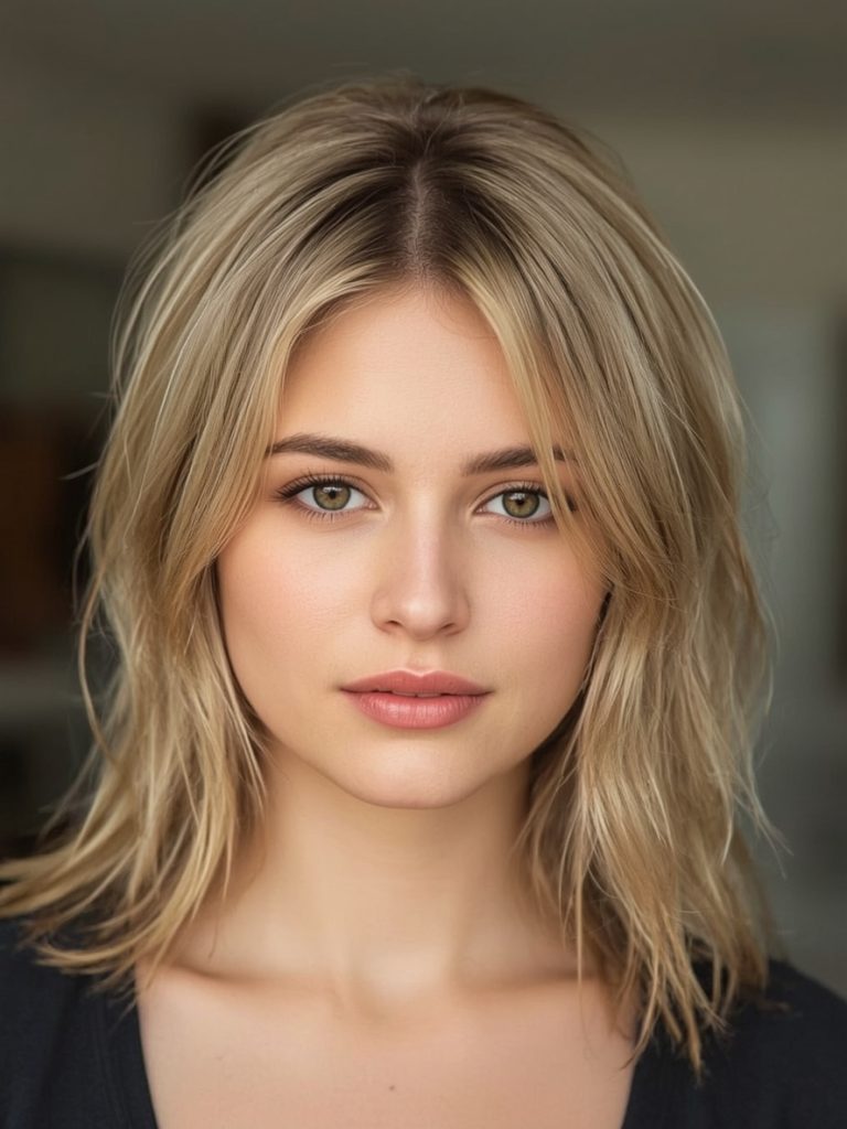 12. Beach Waves – Shoulder Length for Fine Hair
