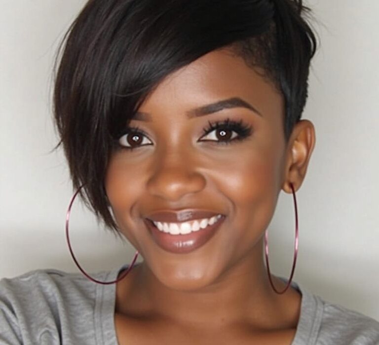 The Choppy Layered Pixie: Short Pixie Haircuts for Black Women 50