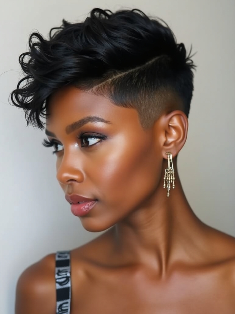 The Textured Crop: Short Pixie Haircuts for Black Women 50